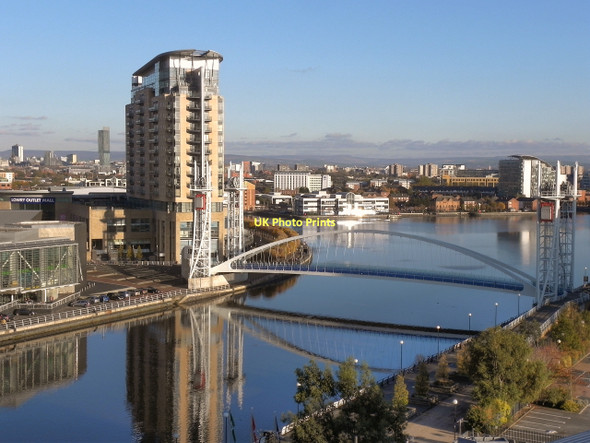 Photo 6"x4" Salford Quays; Lowry Bridge Salford\/SJ8098 c2011
