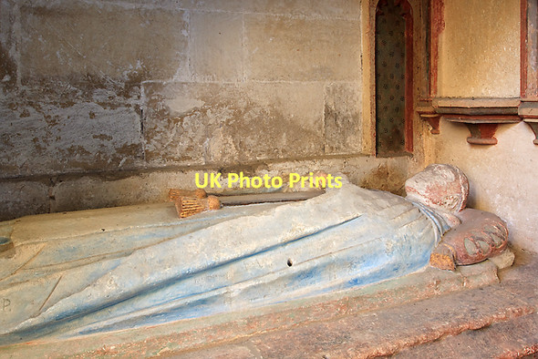 Photo 6"x4" Tomb of an unknown monk - priory church, Edington (detail) Edington\/ST9253 c2011