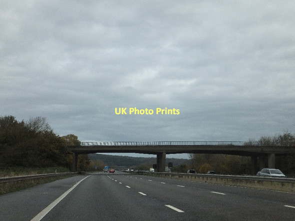 Photo 6"x4" B3133 bridge over M5 Clevedon c2011