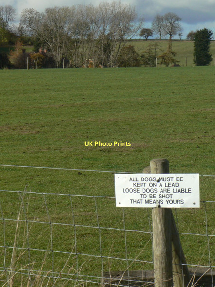 Photo 6"x4" Friendly farmer's sign Keyworth c2011