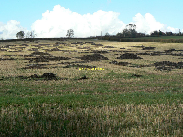 Photo 6"x4" Field deposits Keyworth c2011