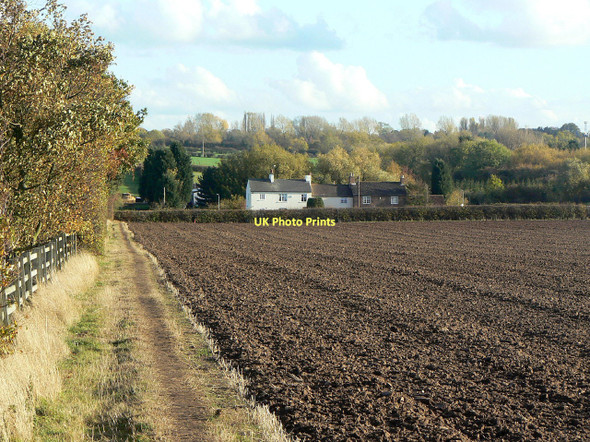 Photo 6"x4" Footpath to Platt Lane Plumtree c2011