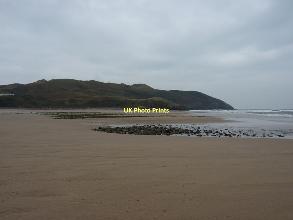 Photo 6"x4" Flooded forest and peat on Broughton beach Hillend\/SS4191 c2011