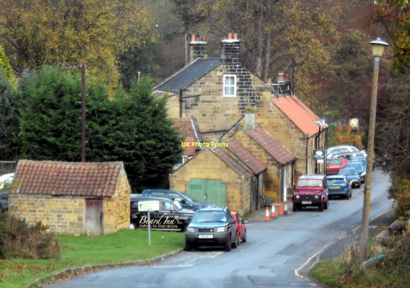 Photo 6"x4" Looking down the hill at the Board Inn at Lealholm Lealholm c2011
