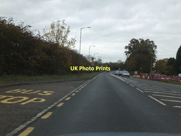 Photo 6"x4" A449 and its former route in Powick Collett's Green c2011