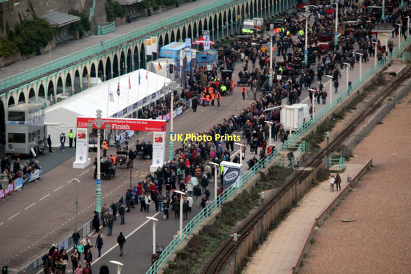 Photo 6"x4" The Finishing Line, London to Brighton Veteran Car Run 2011 Kemp Town c2011