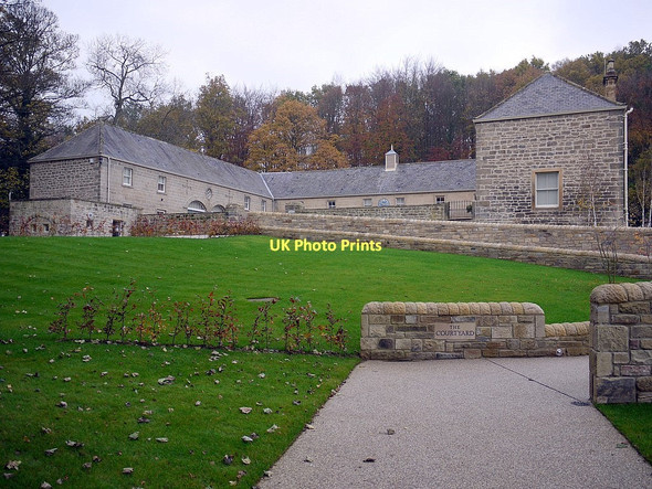 Photo 6"x4" The Courtyard, Close House Houghton\/NZ1266 c2011