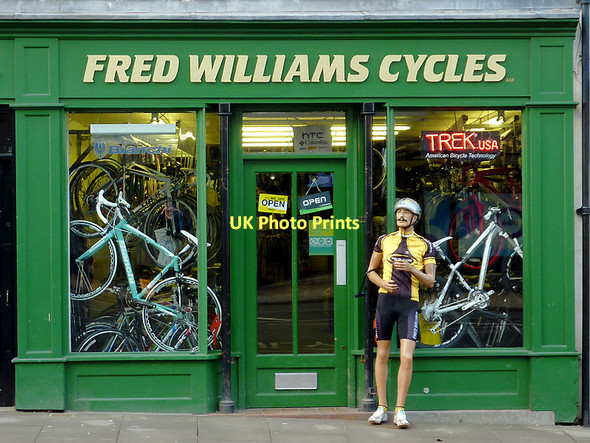 Photo 6"x4" Fred Williams's bike shop in Wolverhampton Wolverhampton c2011