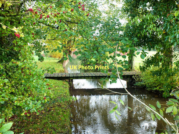 Photo 6"x4" Bridge over the feeder Stratford Tony c2011