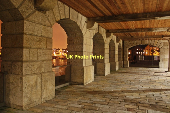 Photo 6"x4" One of the covered archways in Plymouth's Royal william Yard Cremyll c2011