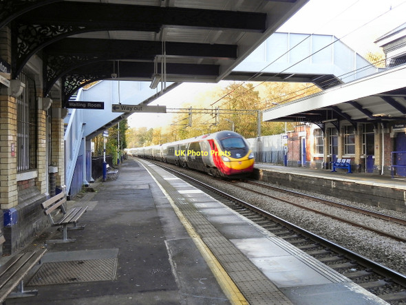 Photo 6"x4" Pendolino at Poynton Bramhall c2011