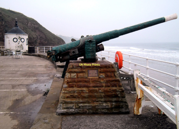 Photo 6"x4" Sea Salt and Battery Whitby\/NZ8910 c2011