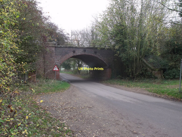 Photo 6"x4" Disused Railway bridge, near Aby Aby c2011