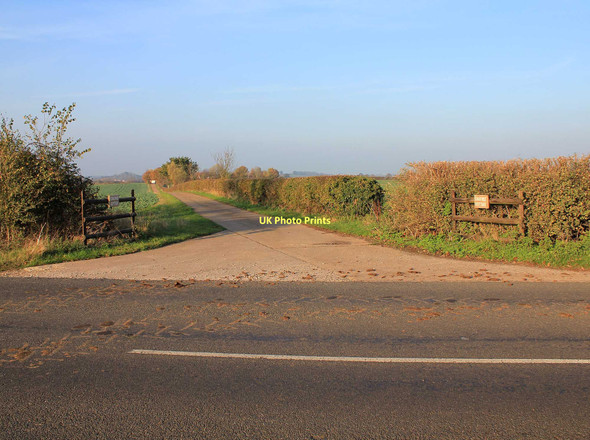 Photo 6"x4" Entrance driveway to Crabtree Cottage Hunningham Hill c2011