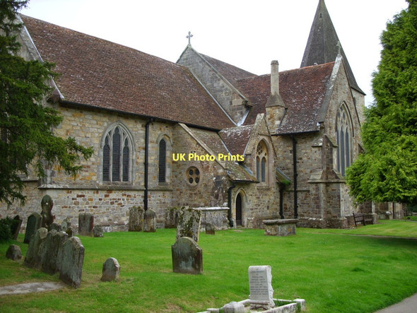 Photo 6"x4" Buxted Church Uckfield c2009