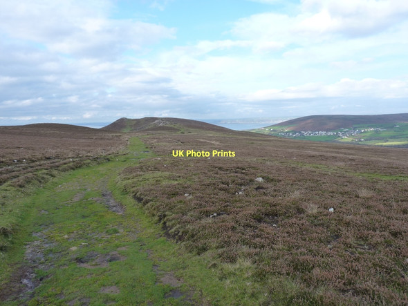Photo 6"x4" Northwards along the ridge of Rhossili Down Rhossili c2011