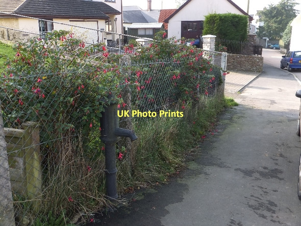 Photo 6"x4" Old pump in Morchard Bishop Carrhouse c2011