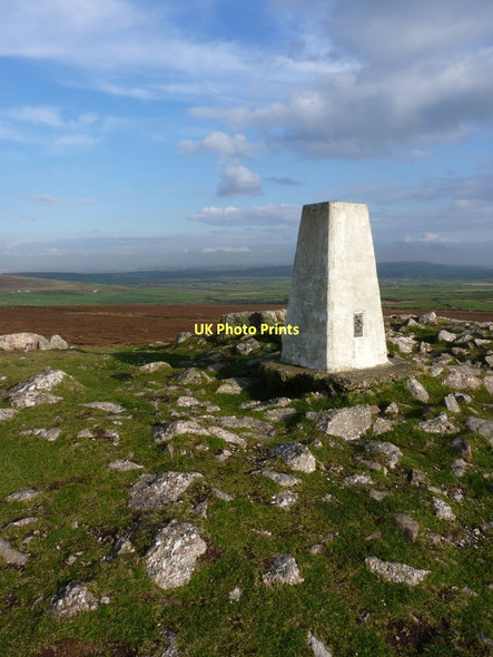 Photo 6"x4" Summit trig on Rhossili Down Talgarth's Well c2011