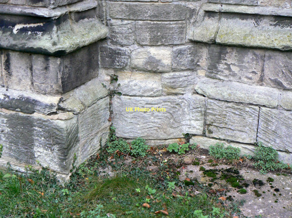 Photo 6"x4" Bench Mark on Keyworth Parish Church Keyworth c2011