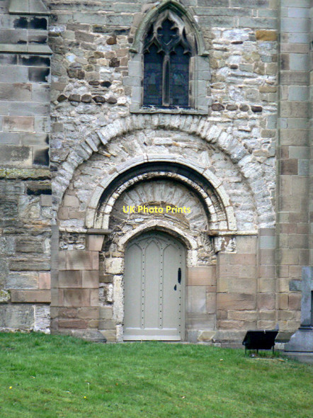 Photo 6"x4" West door, St Mary, Plumtree Normanton-on-the-Wolds c2011
