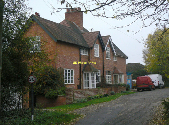 Photo 6"x4" Willow Cottage and Cartref Normanton-on-the-Wolds c2011