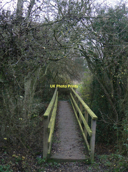 Photo 6"x4" Footbridge near Normanton Normanton-on-the-Wolds c2011