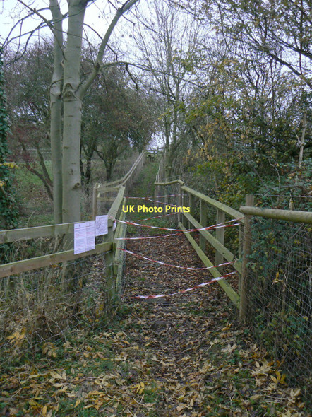 Photo 6"x4" Closed footbridge Normanton-on-the-Wolds c2011