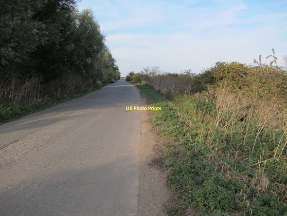 Photo 6"x4" Old road by the A10 Elford Closes c2011