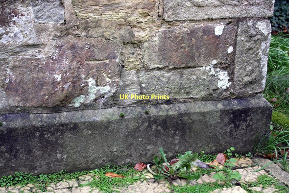 Photo 6"x4" Benchmark on #38 Falmouth Road Truro c2011