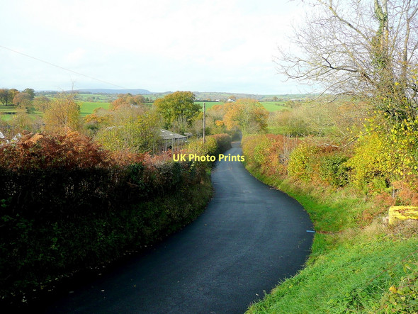 Photo 6"x4" Lane west to Bont Upper Green\/SO3818 c2011