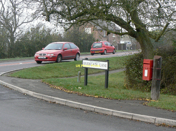 Photo 6"x4" Bridegate Lane\/Hickling Pastures postbox ref LE14 113 Hickling Pastures c2011