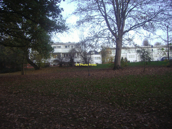 Photo 6"x4" Flats on Broughton Avenue from Windsor open space Finchley c2011