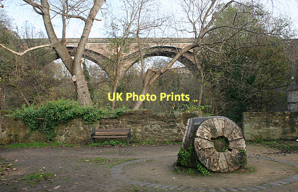 Photo 6"x4" Dean Bridge from the Site of Lindsay's Mill Dean\/NT2474 c2011