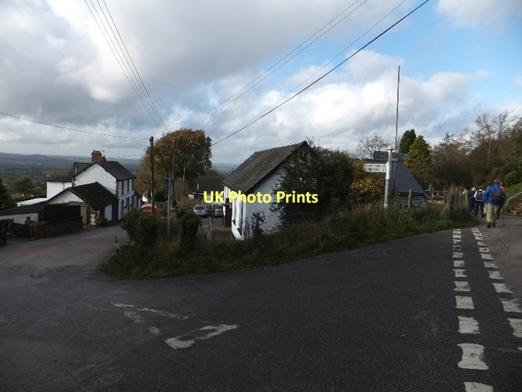 Photo 6"x4" Road junction in Blackborough Saint Hill c2011