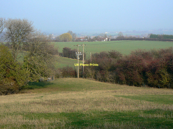 Photo 6"x4" View from Cropwell Wolds Owthorpe c2011