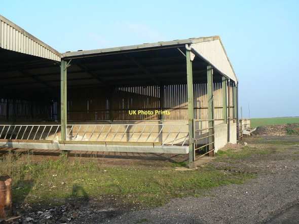 Photo 6"x4" Stock shed at Cropwell Wolds Farm Owthorpe c2011