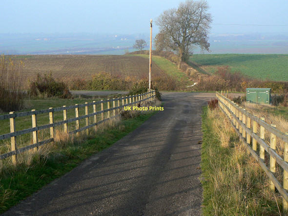 Photo 6"x4" Lane to Cropwell Wolds Farm Cotgrave c2011