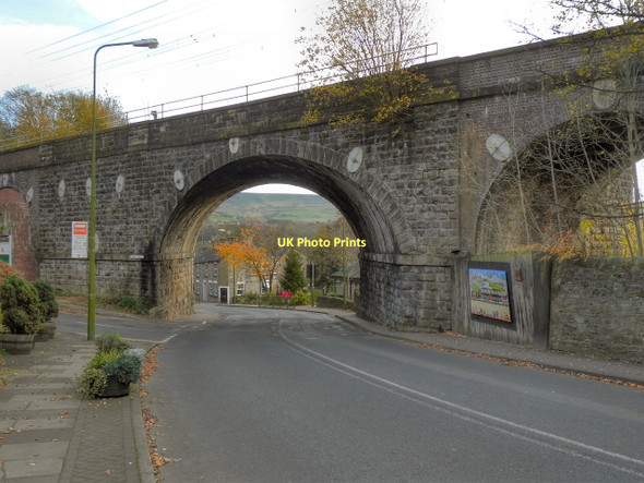 Photo 6"x4" Broadbottom, Etherow Viaduct Charlesworth c2011