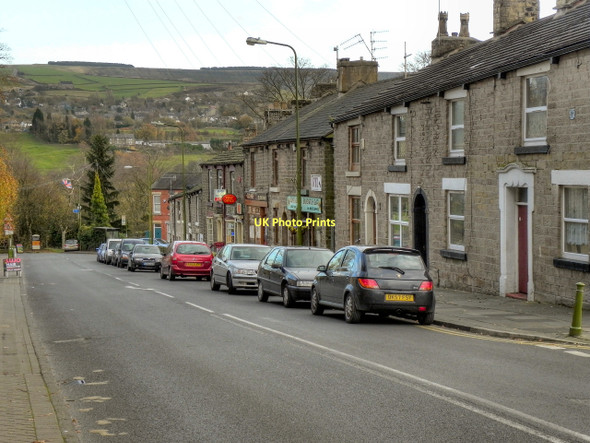 Photo 6"x4" Lower Market Street, Broadbottom Charlesworth c2011