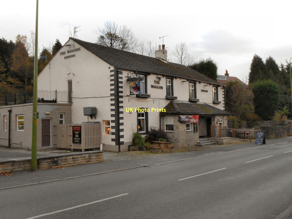Photo 6"x4" The Waggon, Broadbottom Road Broadbottom c2011