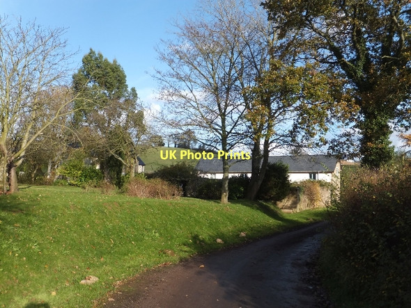 Photo 6"x4" Farm and studios at Pirzwell Stoford Water c2011