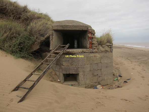 Photo 6"x4" Coastal pillbox Greedy Gut c2011