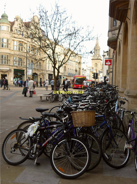 Photo 6"x4" Bicycles at Carfax Oxford\/SP5106 c2011