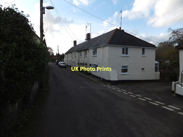 Photo 6"x4" Terraced houses in Silver Street Kentisbeare c2011