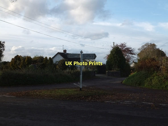 Photo 6"x4" Moorhayne Cross Dulford c2011
