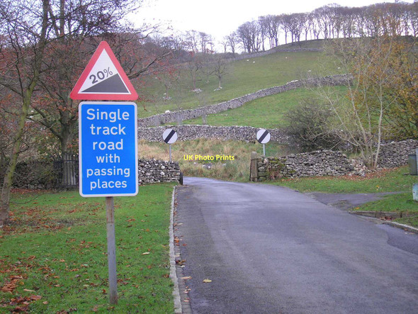 Photo 6"x4" Road out of Langcliffe Settle c2011