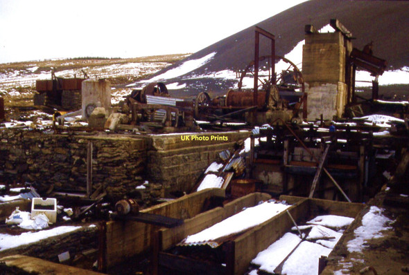Photo 6"x4" Processing Euipment, Esgair Mwyn mine Ffair-Rhos c1999