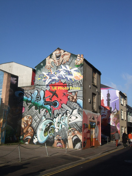 Photo 6"x4" Mural in Kensington Street Brighton\/TQ3106 c2011