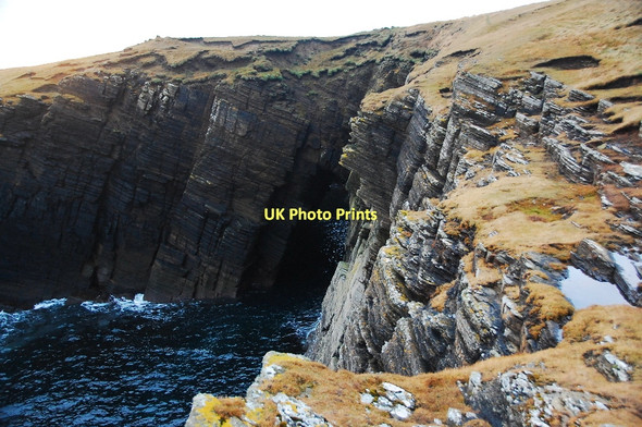 Photo 6"x4" Entrance to Hole of the Ness Cornquoy c2011