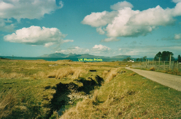 Photo 6"x4" Road approaching Achateny Branault c2004